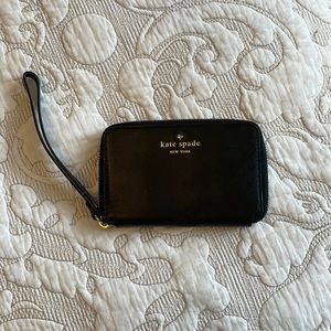 Kate Spade black wristlet